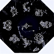 Stempelplade nailart stamping med stjernetegn og søde motiver